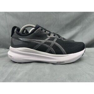 Asics Womens Gel Kayano 31 1012B671 Black White Running Shoes Sneakers 10 Wide